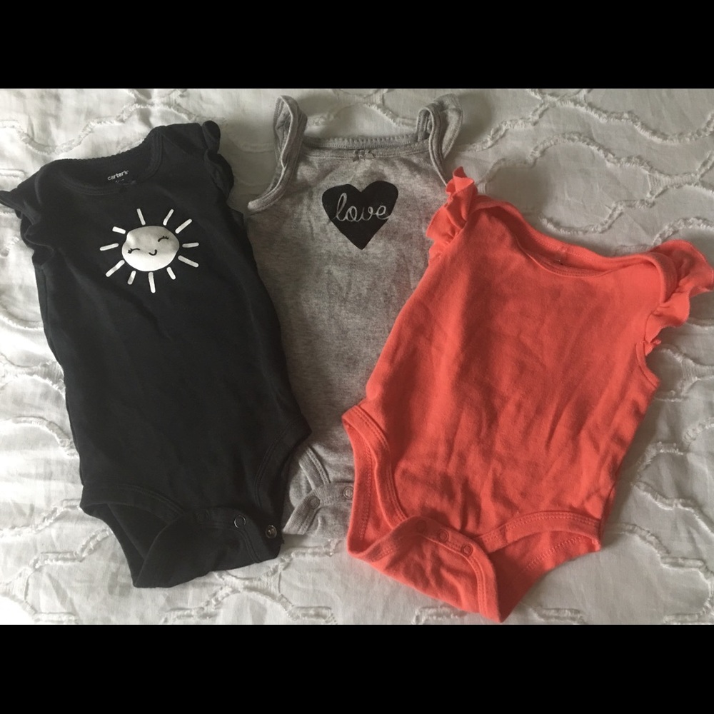 Carters and chick pea baby clothes